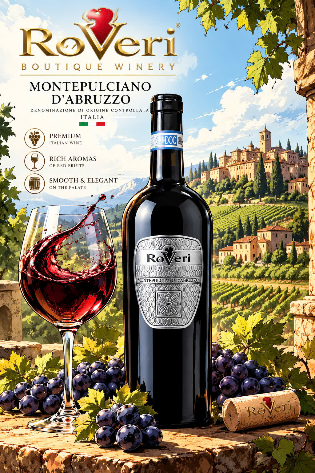 RoVeri Montepulciano d’Abruzzo D.O.C RoVeri Montepulciano d’Abruzzo D.O.C